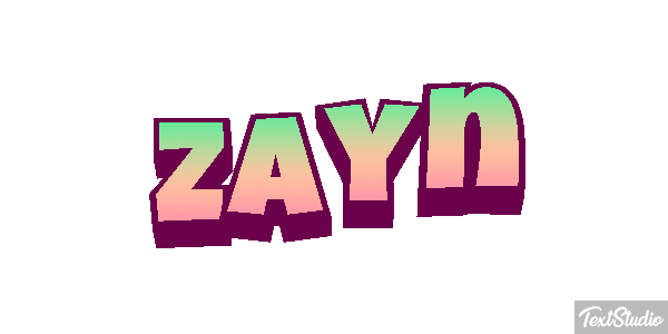 Zayn Efeito do texto