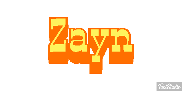 Zayn Efeito do texto