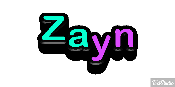 Zayn Efeito do texto