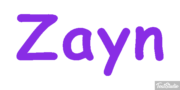 Zayn Efeito do texto