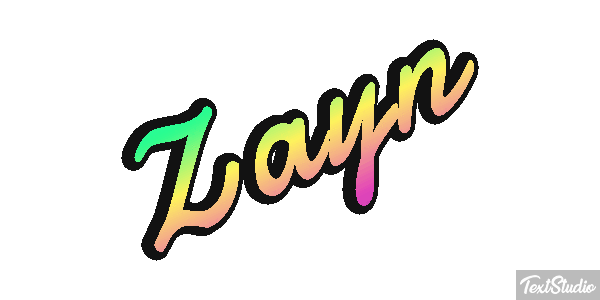 Zayn Efeito do texto
