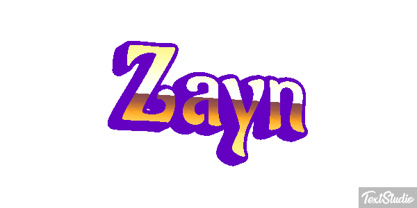 Zayn Efeito do texto