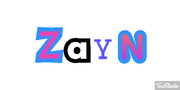 Zayn Efeito do texto