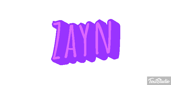 Zayn Efeito do texto