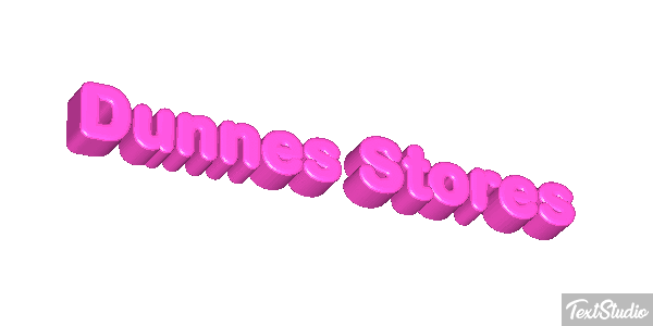 Dunnes Stores Text effect
