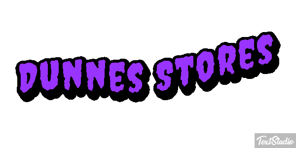 Dunnes Stores Text effect