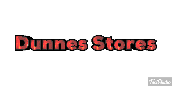Dunnes Stores Text effect