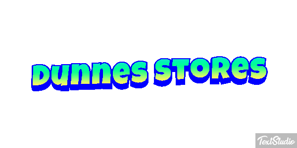 Dunnes Stores Text effect