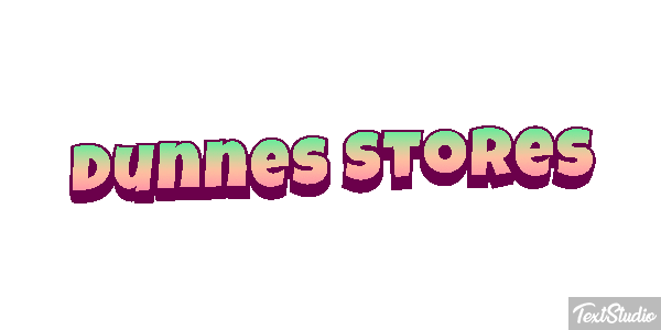 Dunnes Stores Text effect