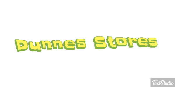 Dunnes Stores Text effect