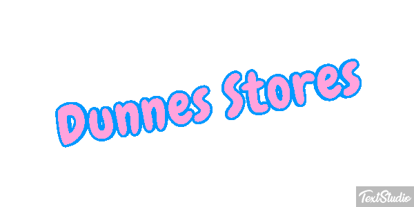 Dunnes Stores Text effect