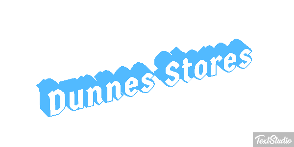 Dunnes Stores Text effect