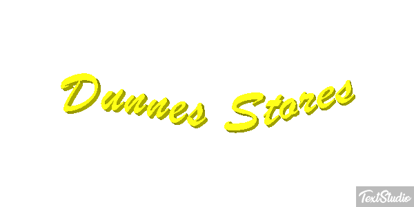 Dunnes Stores Text effect