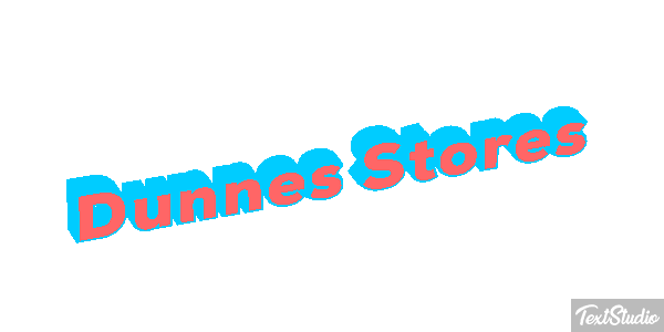 Dunnes Stores Text effect