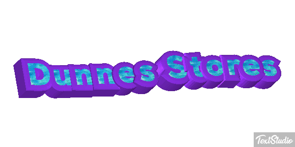 Dunnes Stores Text effect