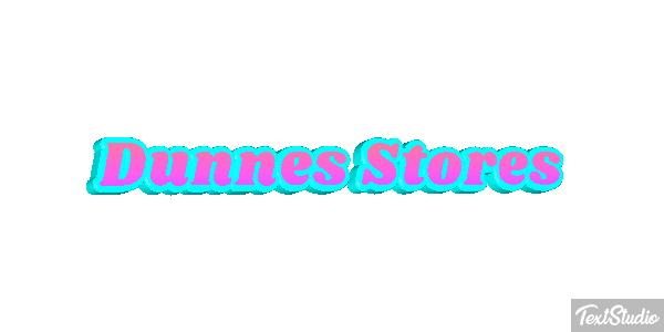 Dunnes Stores Text effect