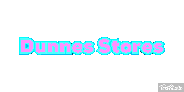 Dunnes Stores Text effect
