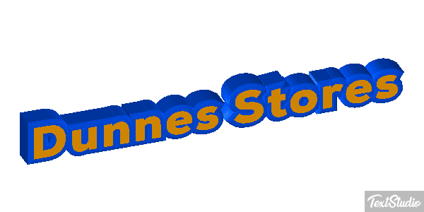 Dunnes Stores Text effect