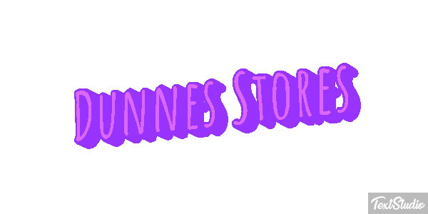 Dunnes Stores Text effect