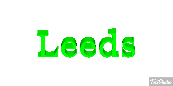 Leeds テキスト効果