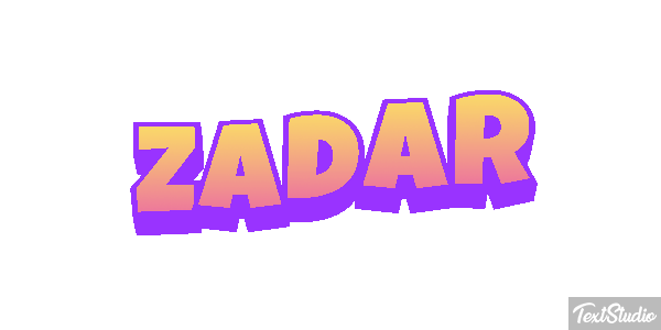 Zadar Efekt tekstowy
