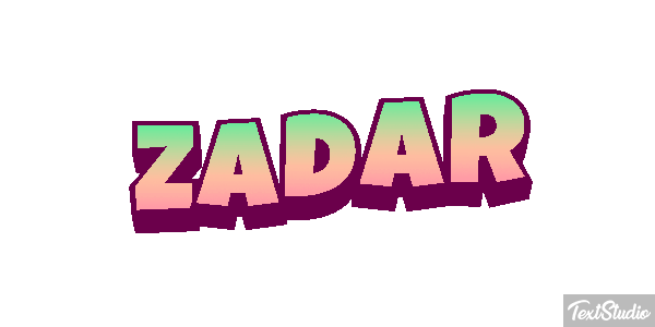 Zadar Efekt tekstowy