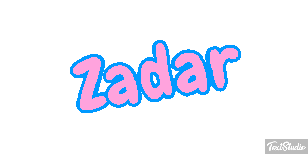 Zadar Efekt tekstowy