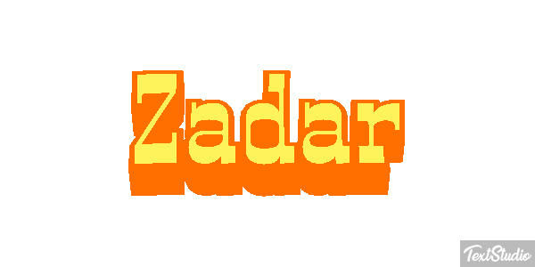 Zadar Efekt tekstowy