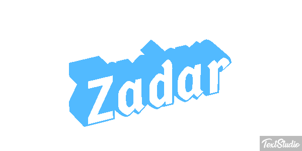Zadar Efekt tekstowy