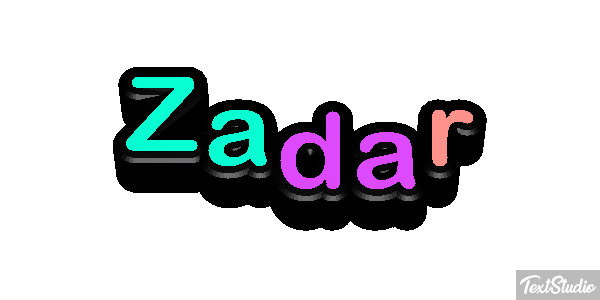 Zadar Efekt tekstowy