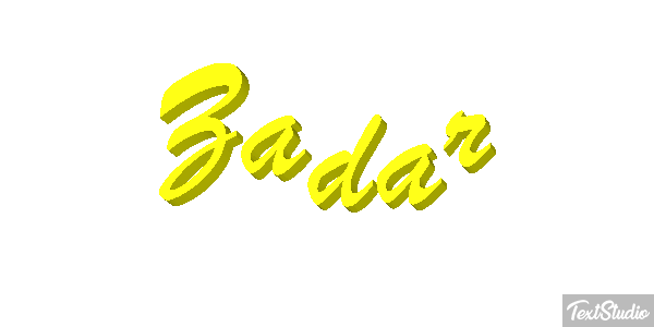 Zadar Efekt tekstowy