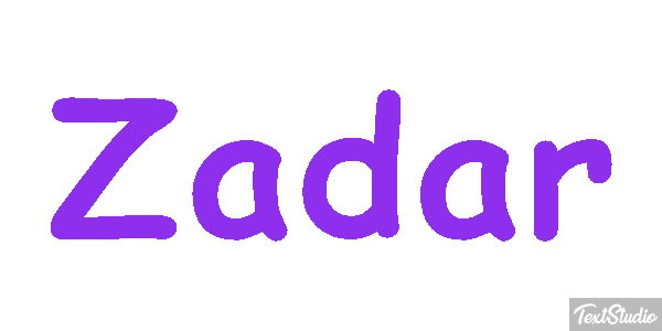 Zadar Efekt tekstowy