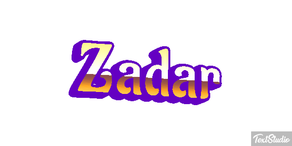 Zadar Efekt tekstowy