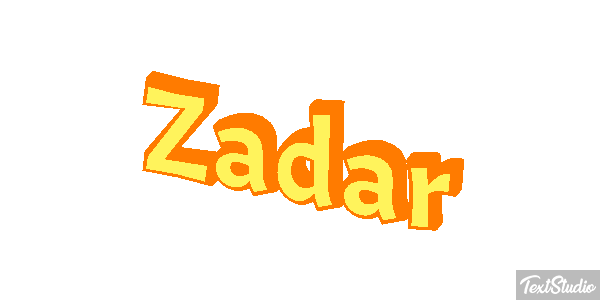 Zadar Efekt tekstowy