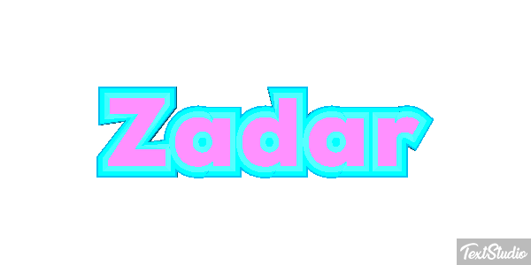 Zadar Efekt tekstowy