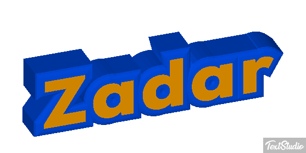 Zadar Efekt tekstowy