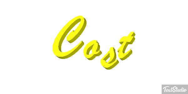 Cost Metin efekti