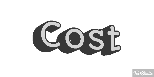 Cost Metin efekti