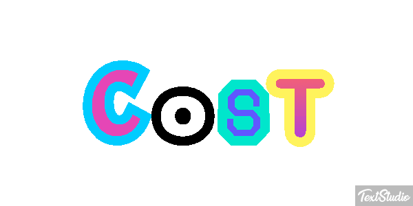 Cost Metin efekti