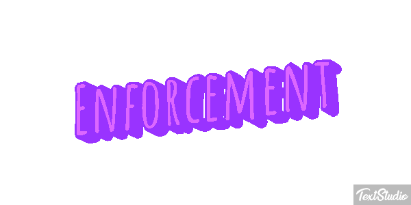 Enforcement Tekst effect