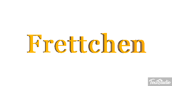Frettchen Text effect
