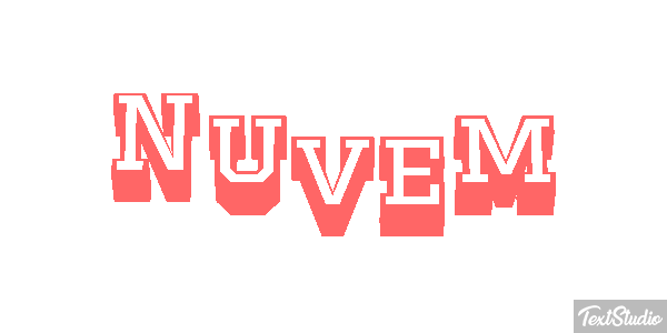 Nuvem Text effect