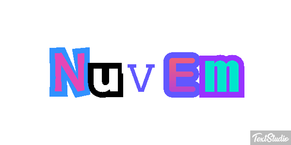 Nuvem Text effect