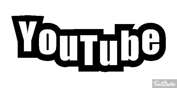 YouTube Effet de texte