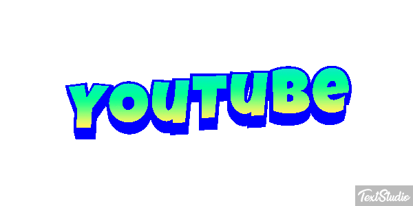 YouTube Effet de texte