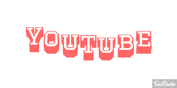 YouTube Effet de texte