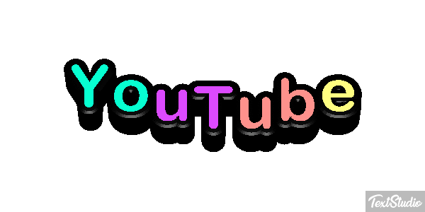 YouTube Effet de texte