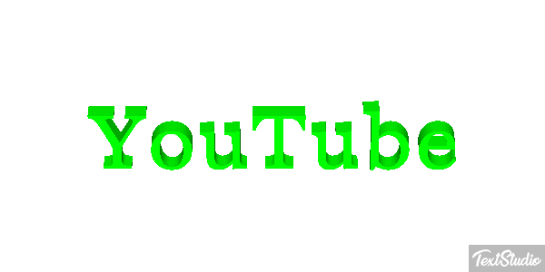 YouTube Effet de texte