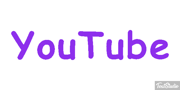 YouTube Effet de texte