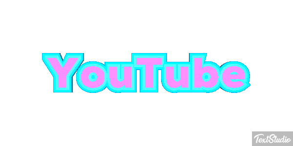 YouTube Effet de texte